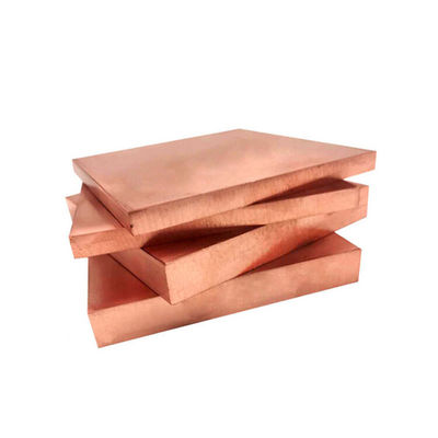 Placas metálicas de cobre rojo C10100 C10200 C10300