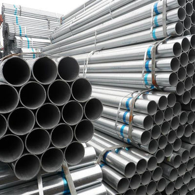 ASTM A36 Tubo de acero galvanizado redondo sin costura con recubrimiento de zinc 200-500 g/m2