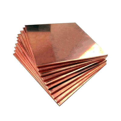 Hoja de cobre de color rojo marrón versátil de calibre 18 4x8 para la industria de la construcción