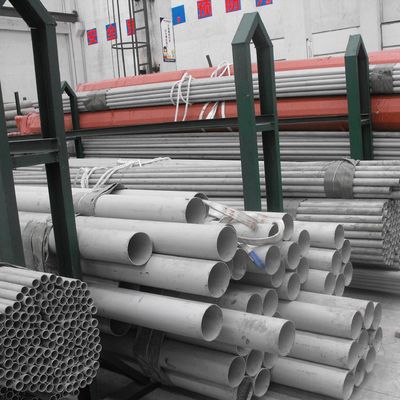 Tubo de acero inoxidable sin costura / soldado 304l 316l Anillado / encurtido