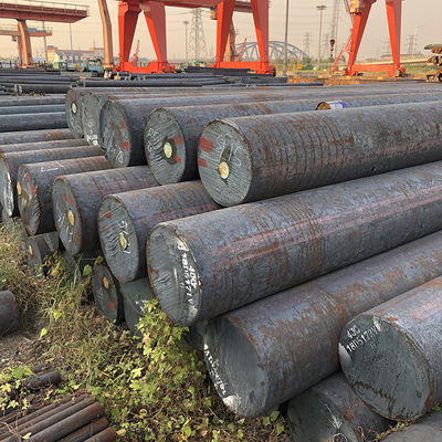 40cr Ck45 16mn acero al carbono laminado en caliente Barras redondas 70000 Psi