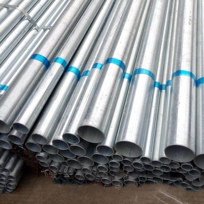 BS 1387 Tubo de acero galvanizado 40-60 g/m2