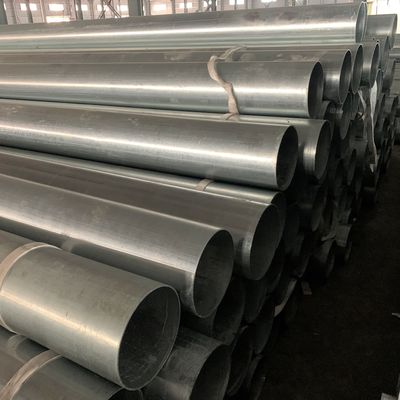 Tubo redondo de acero galvanizado Q235 Q345 SS400 4 pulgadas DIP caliente