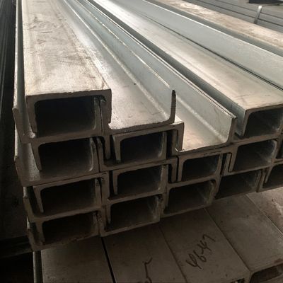 Canales metálicos de acero al carbono longitud 5-12m resistente a la corrosión