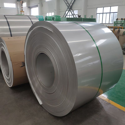 Diámetro de la bobina laminada en caliente de acero inoxidable estándar AISI 0,3-5 mm BA