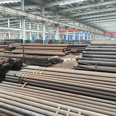 Tubo de acero al carbono sin costura laminado en caliente para aplicaciones industriales